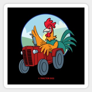 Tractor Critters Rooster Magnet